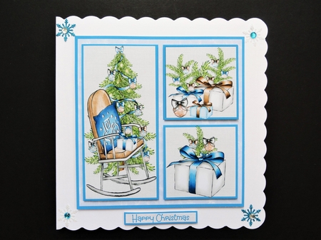 The night before Christmas 6x6 card by Valerie Spowart