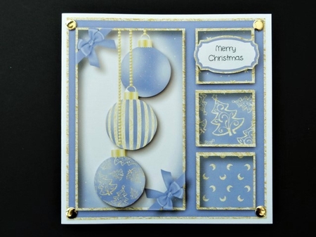 Gold Foil Baubles Bumper Kit 2 by Valerie Spowart