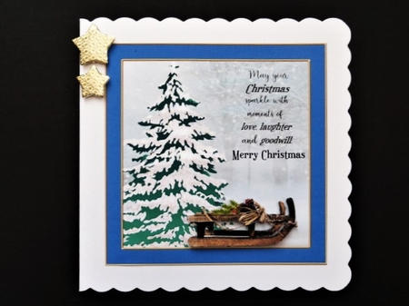 A lovely Christmas design with tags by Valerie Spowart