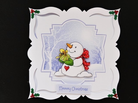 Snowman collection toppers by Valerie Spowart