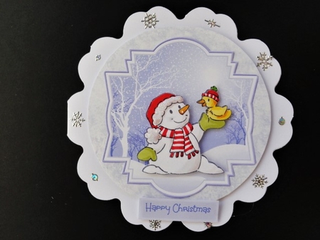 Snowman collection toppers by Valerie Spowart