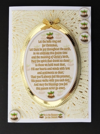 Christmas Verse Toppers 1 by Valerie Spowart