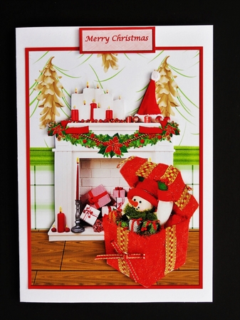 Christmas Hearth by Valerie Spowart