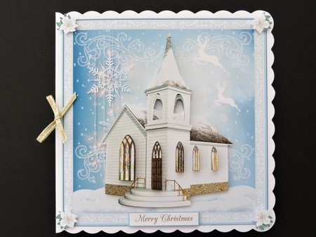White Christmas 7x7ins Mini Kit  by Valerie Spowart