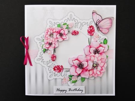 Pink Anemones   Mini Kit by Valerie Spowart