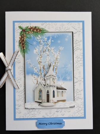 Christmas Church by Valerie Spowart