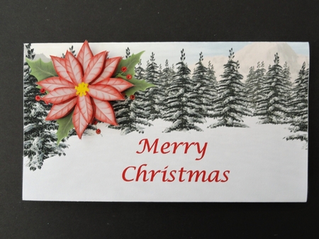 Christmas Money Wallet 1 by Valerie Spowart