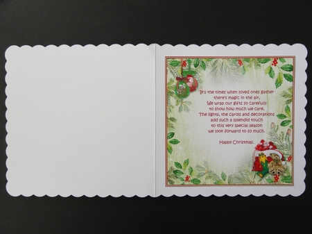 The Magic of Christmas Blank Insert by Valerie Spowart