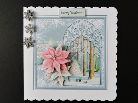 Looking at the Christmas tree 6x6 by Valerie Spowart