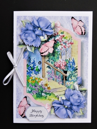 Victorian Garden & Roses 5 A5 by Valerie Spowart