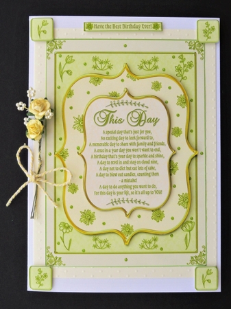 Floral Birthday Details 3 by Valerie Spowart