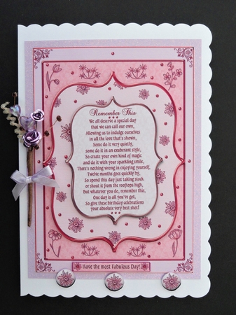 Floral Birthday Details 4 by Valerie Spowart