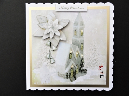 Country Church Topper with Decoupage by Valerie Spowart