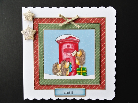 Cute Hedgehogs Mailing Letters by Valerie Spowart
