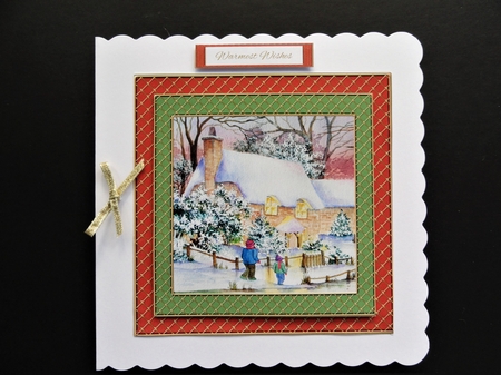 Lovely Watercolor Winter Scene by Valerie Spowart
