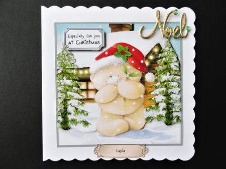 Forever Friends Christmas Bear by Valerie Spowart