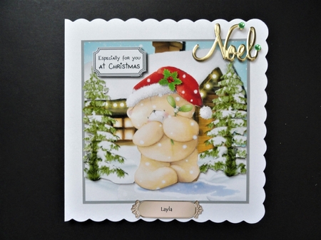 Forever Friends Christmas Bear by Valerie Spowart