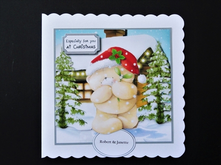 Silver Edged Oval Blank Greetings Tiles by Valerie Spowart