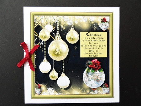 2 Baubles  by Valerie Spowart