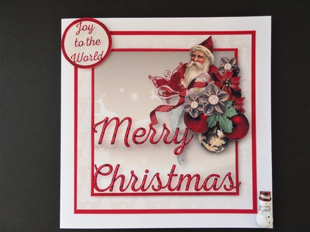 Santa Claus - Merry Christmas Card Mini Kit by Valerie Spowart