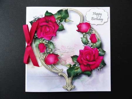 Gorgeous Flowers On Golden Frame Bumper kit 4 by Valerie Spowart