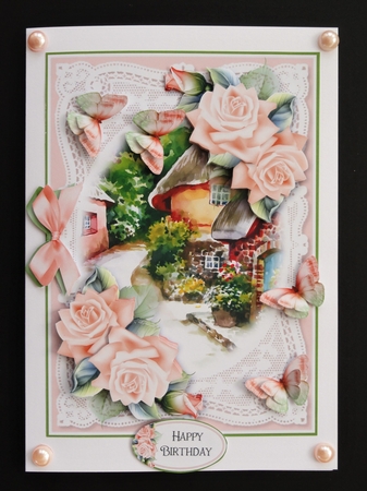 Lace and Roses 13 by Valerie Spowart