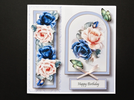 Floral Arched Frame - Myra Roses by Valerie Spowart