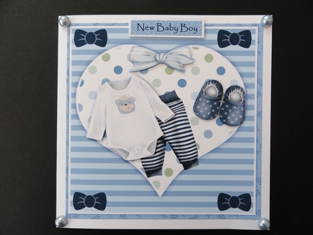 4 Cute Baby Quick Cards Kit by Valerie Spowart