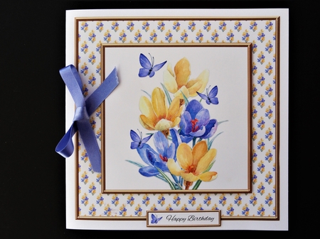 Lovely Birthday or Get Well Topper by Valerie Spowart