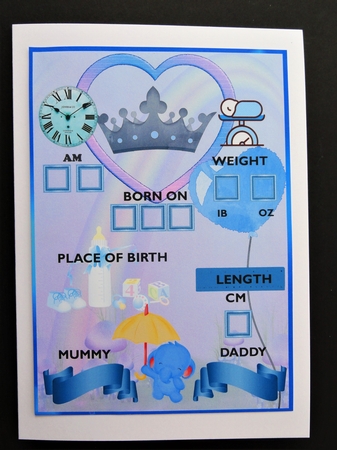BABY BOY CHART by Valerie Spowart