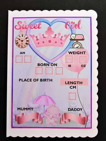 BABY GIRL CHART by Valerie Spowart