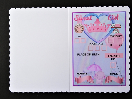 BABY GIRL CHART by Valerie Spowart