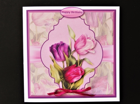 Framed Tulips by Valerie Spowart