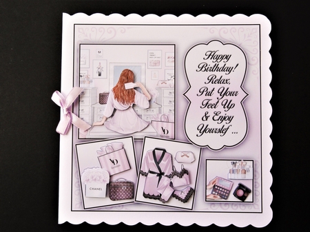 Pamper Day Mini Kit #2 2 text toppers by Valerie Spowart