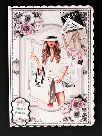 Glamour And Style 03 Mini Page Kit  by Valerie Spowart