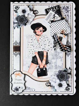 Glamour And Style 07 Mini Page Kit  by Valerie Spowart