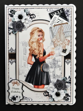 Glamour And Style 08 Mini Page Kit  by Valerie Spowart