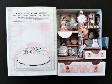 Between the Pages - 3D Curiosity Book Box by Valerie Spowart