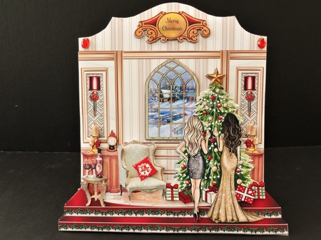 Home For Christmas 02 Shaped Room Mini Page Kit  by Valerie Spowart