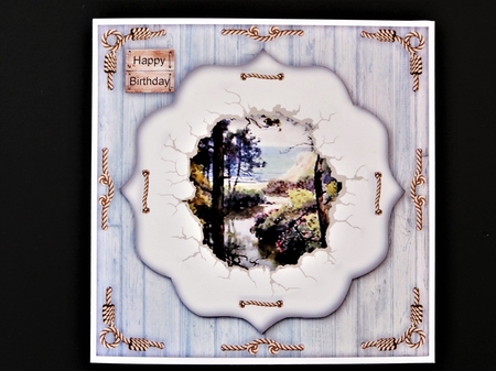 Porcelain Plaque - Rivers End by Valerie Spowart