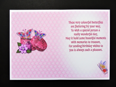 Quilted Satin 2 Verse Insert by Valerie Spowart