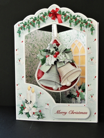 Christmas Bells - Teardrop Pendant Card Mini Kit by Valerie Spowart