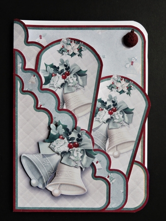 Scalloped Shaped Pocket Card Christmas #5 by Valerie Spowart