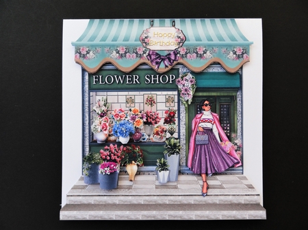 The Flower Shop Shaped Mini Page Kit by Valerie Spowart