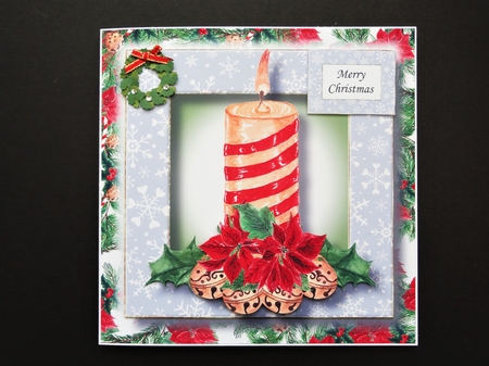 Christmas Candle by Valerie Spowart