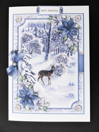 Poinsettia 7x5 Mini Kit 4 by Valerie Spowart
