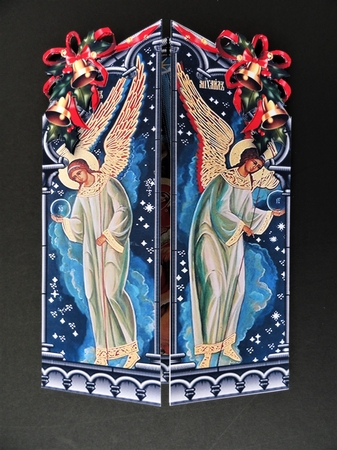 Tryptic Christmas 1 by Valerie Spowart