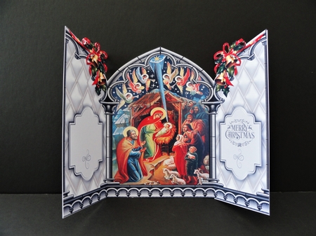 Tryptic Christmas 1 by Valerie Spowart