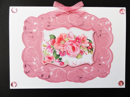 Flamingo Leaf Topper by Valerie Spowart