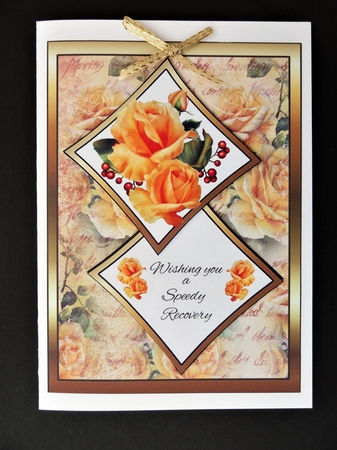 Two squares Yellow Roses GWS by Valerie Spowart